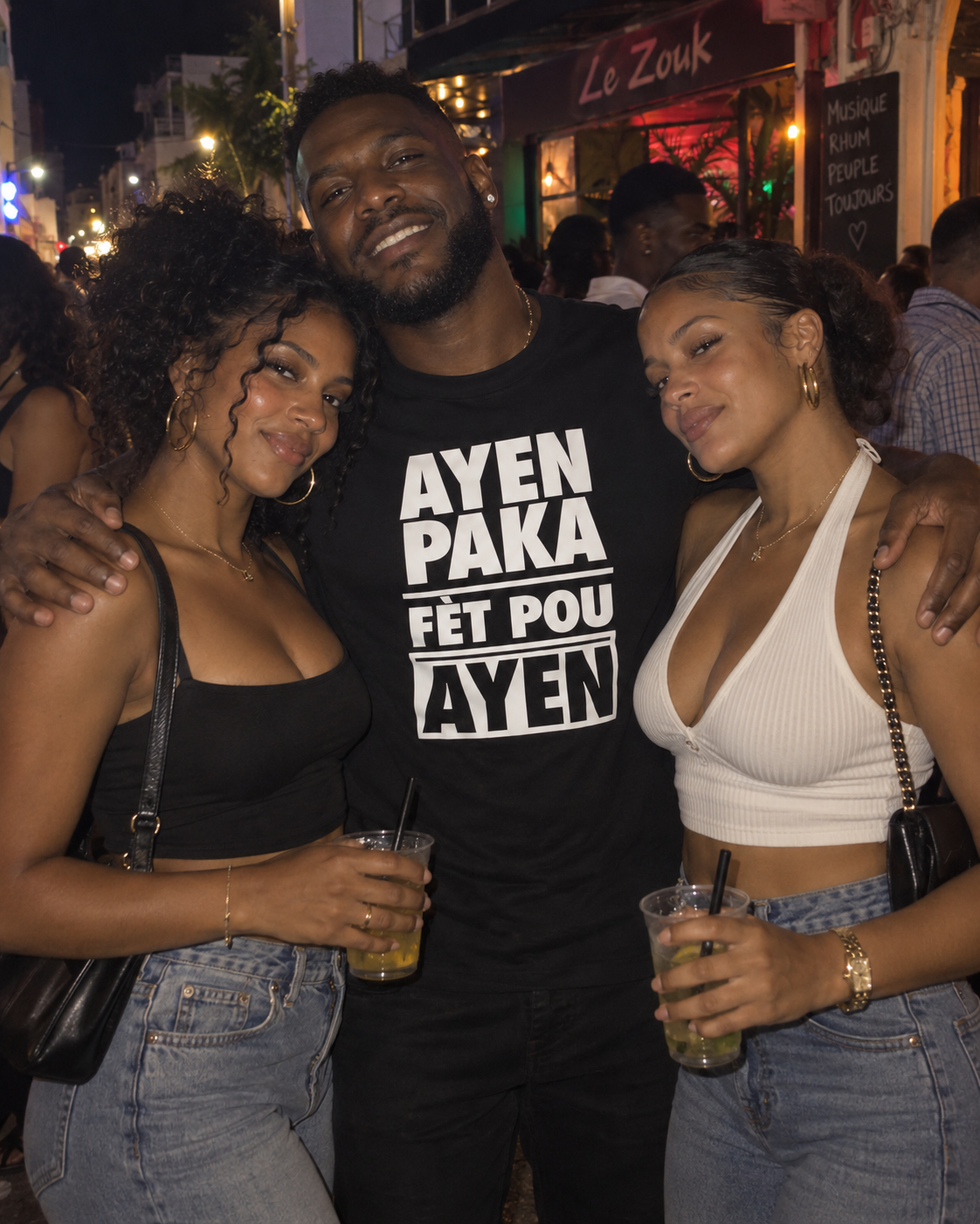 T-Shirt "Ayen pa ka fet pou ayen"