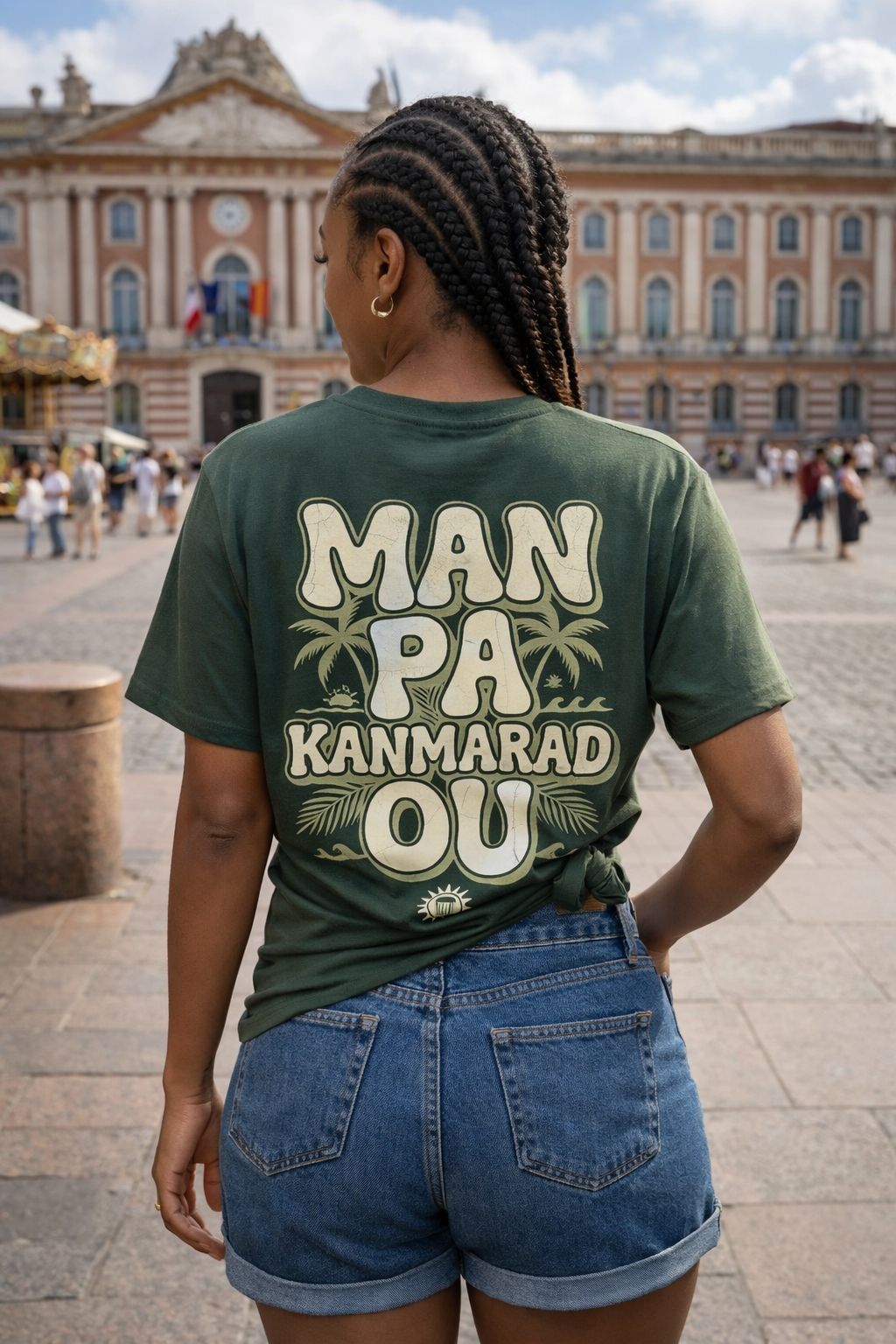 T shirt "Man pa Kanmarad ou"
