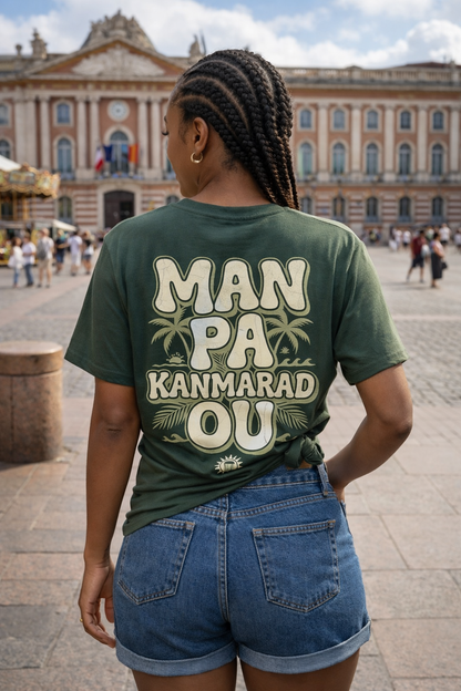 T shirt "Man pa Kanmarad ou"