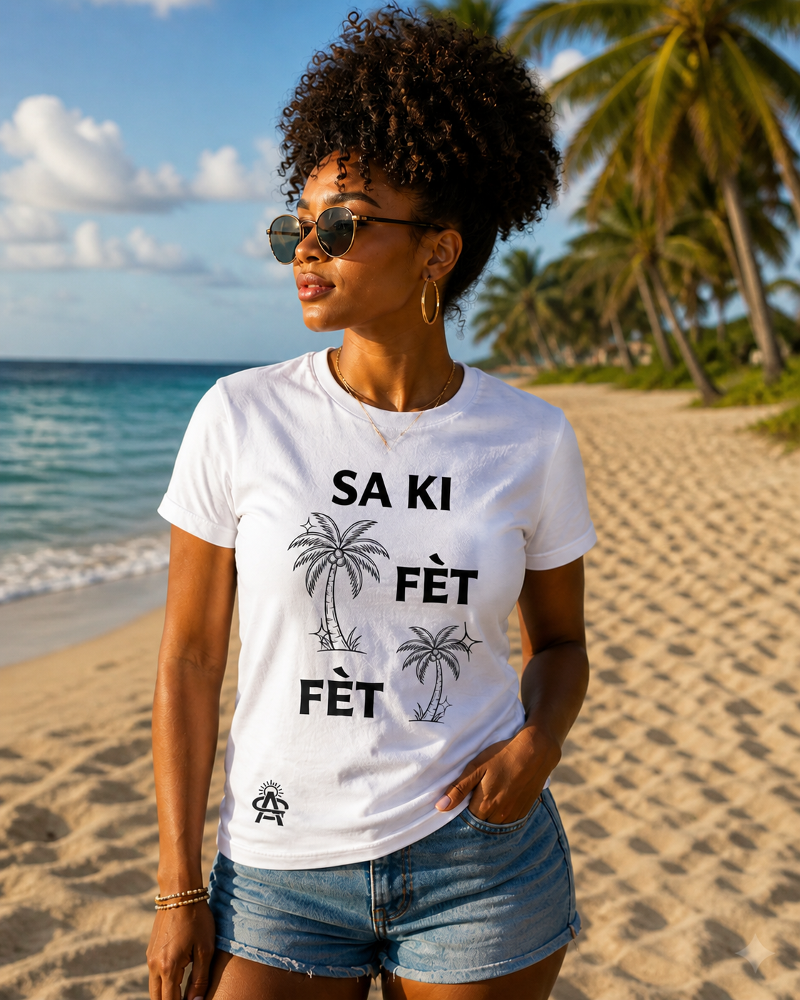 T Shirt "Sa Ki Fèt Fèt"