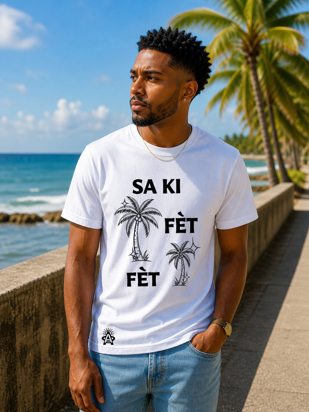 T Shirt "Sa Ki Fèt Fèt"