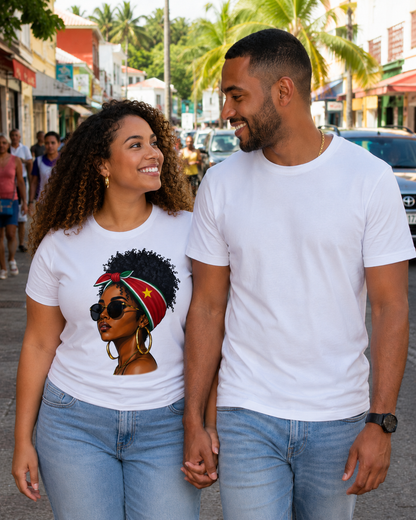 T shirt Maré tèt péyi