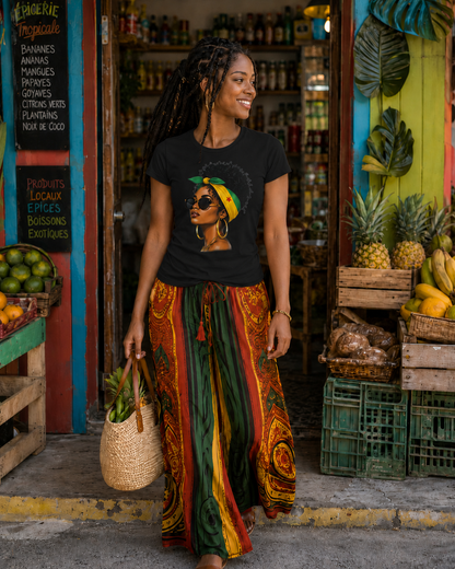 T shirt Maré tèt péyi