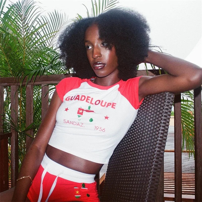 Ensemble Crop Top Martinique - Fierté Antillaise