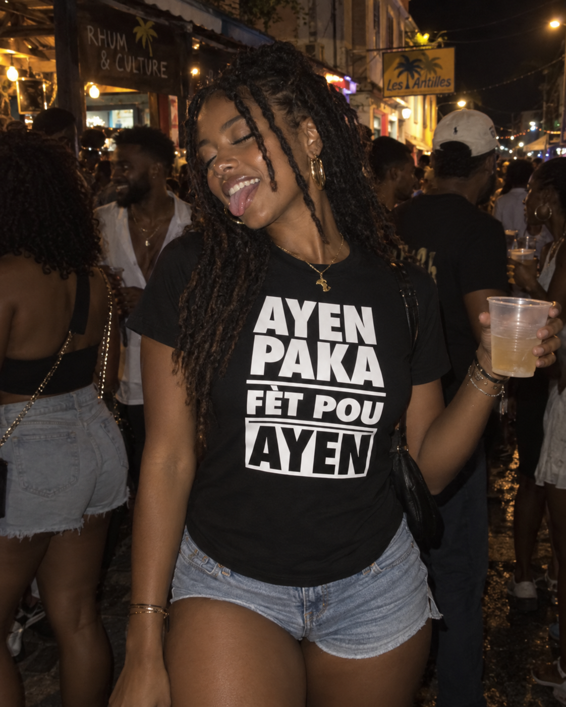 T-Shirt "Ayen pa ka fet pou ayen"
