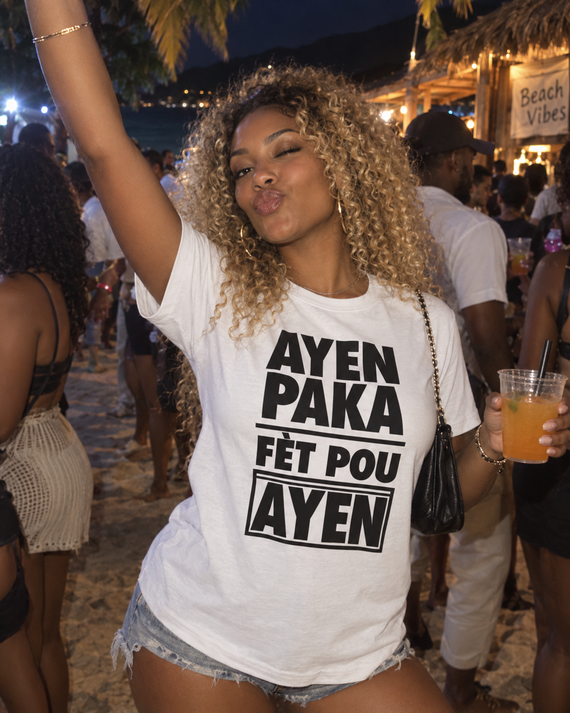 T-Shirt "Ayen pa ka fet pou ayen"