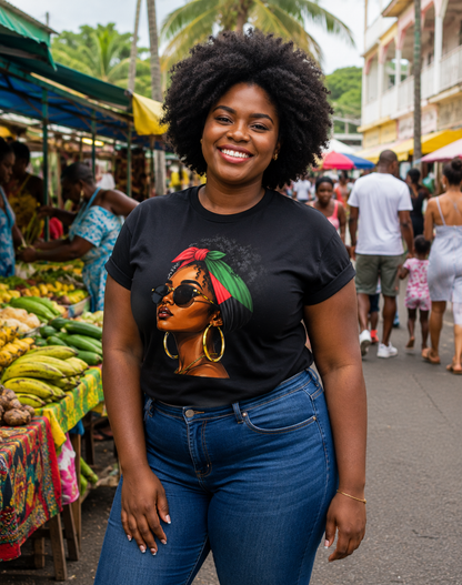 T shirt Maré tèt péyi