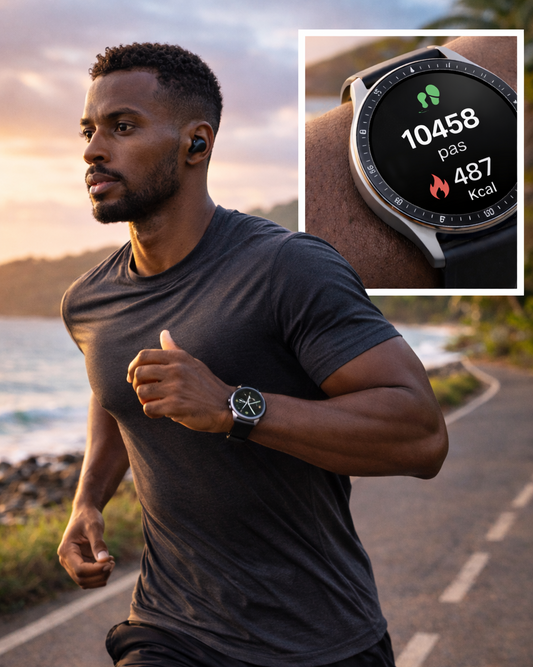 Montre connectée 2 en 1