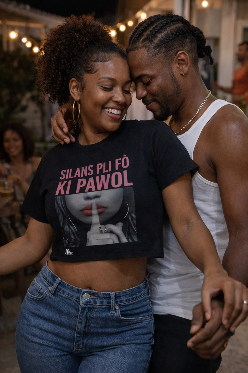 T-shirt "Silans Pli Fò Ki Pawòl"