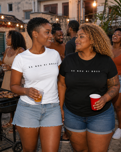 T-shirt " Se nou KI BOSS"